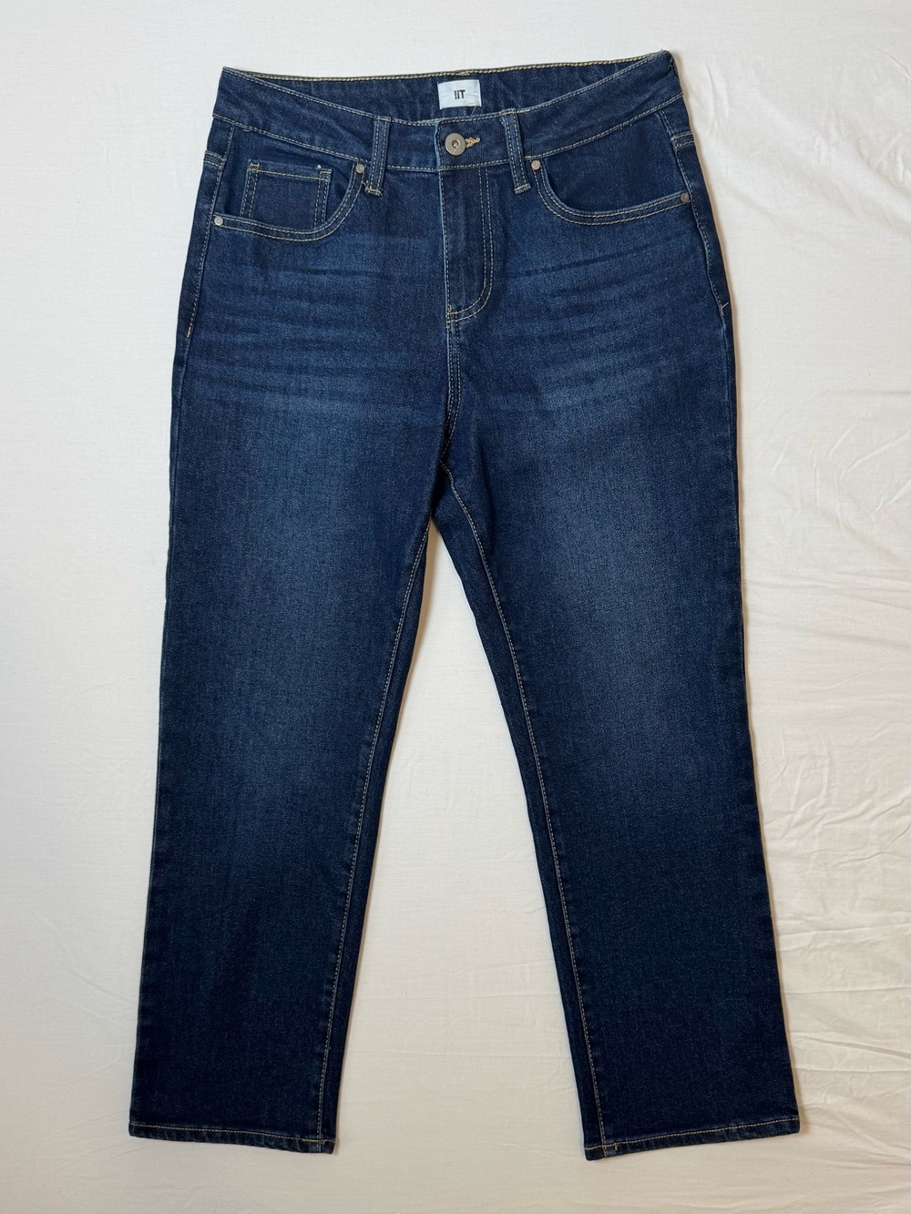 Dark Blue Women’s Straight Leg Ankle Jeans By !iT Size 10/30 EUC